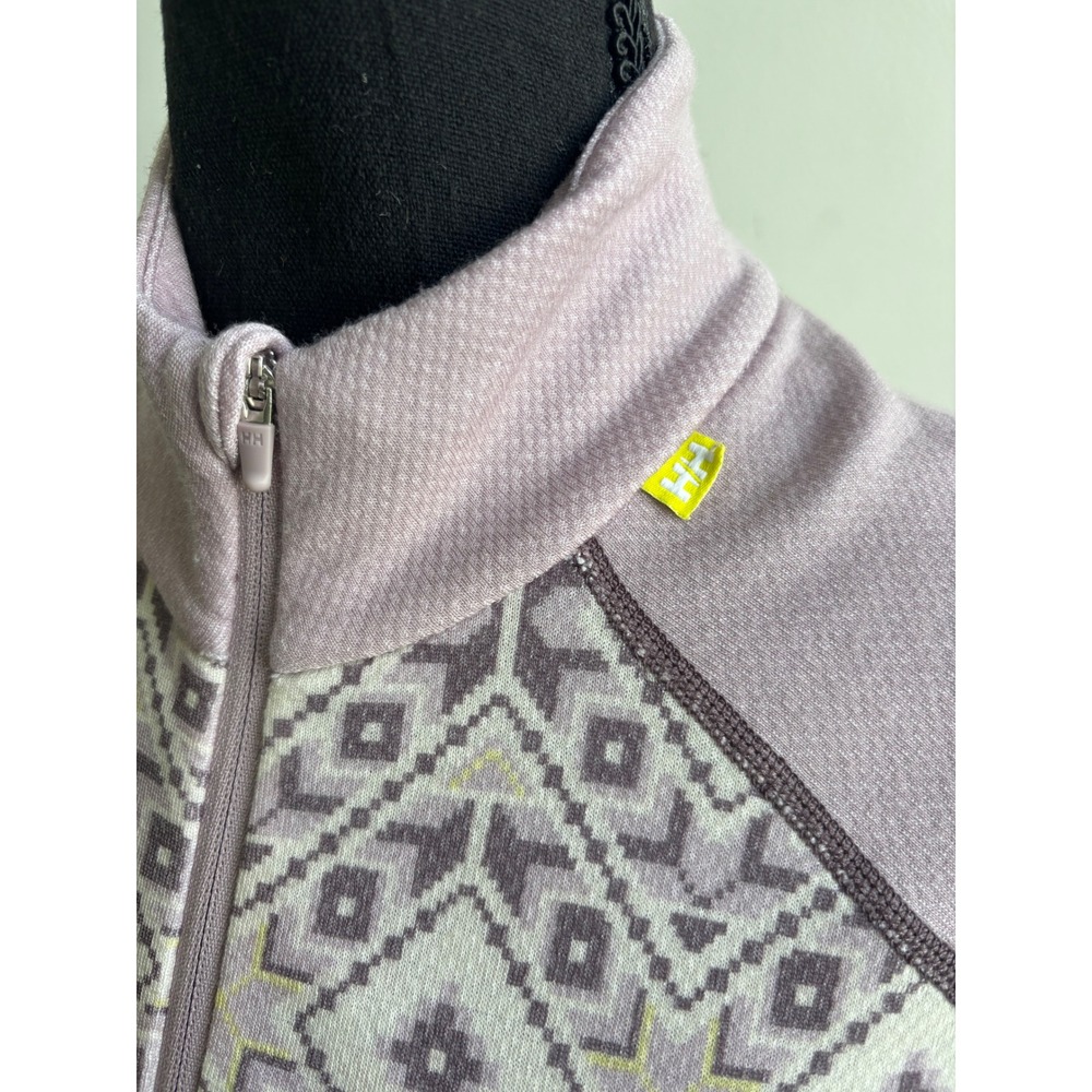 Helly Hansen Lifa Merino Midweight 1/2 Zip Base Layer Medium‎ skiing gorpcore - Picture 3 of 11